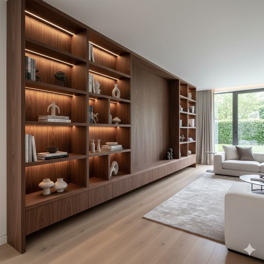 Custom Wall Unit Carpentry after