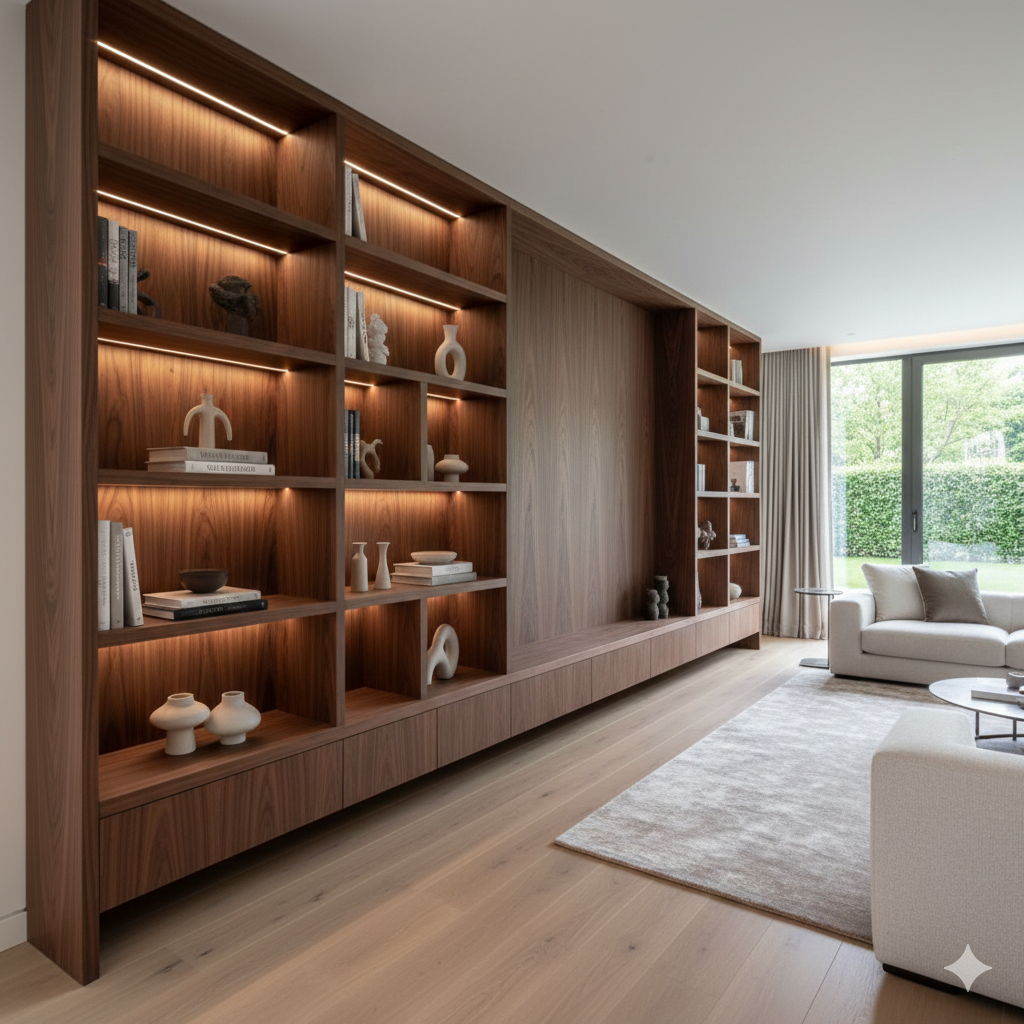 Custom Wall Unit Carpentry after